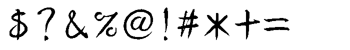 OT-NIS_KOI Light Font OTHER CHARS