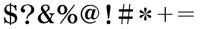 OT-NIS_M 7 Bold Font OTHER CHARS