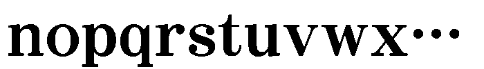 OT-NIS_M 8 Bold Font LOWERCASE
