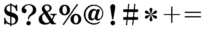 OT-NIS_MPM 9 Ultra Bold Font OTHER CHARS