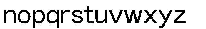OT-NIS_MPS 4 Regular Font LOWERCASE