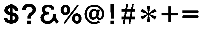OT-NIS_MPS 8 Bold Font OTHER CHARS