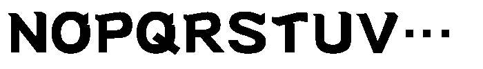 OT-NIS_NEOK Ultra Bold Font UPPERCASE