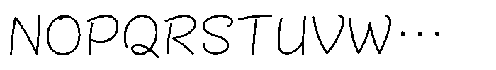 OT-NIS_NIK Light Font UPPERCASE