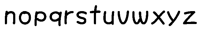 OT-NIS_NKR Bold Font LOWERCASE