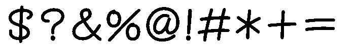 OT-NIS_NKR Demi Bold Font OTHER CHARS