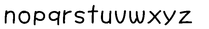 OT-NIS_NKR Demi Bold Font LOWERCASE