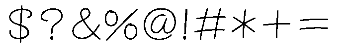 OT-NIS_NKR Light Font OTHER CHARS