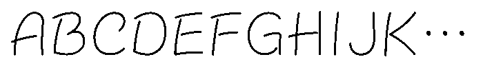 OT-NIS_NKR Light Font UPPERCASE