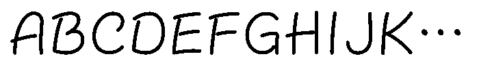 OT-NIS_NKR Medium Font UPPERCASE