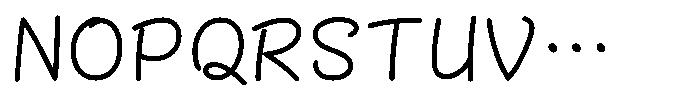 OT-NIS_NKR Medium Font UPPERCASE