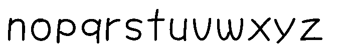 OT-NIS_NKR Medium Font LOWERCASE