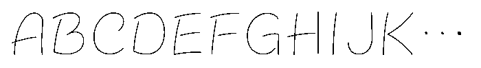 OT-NIS_NKR Ultra Light Font UPPERCASE