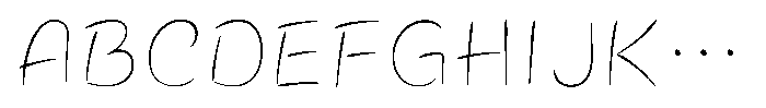 OT-NIS_NKRP Light Font UPPERCASE
