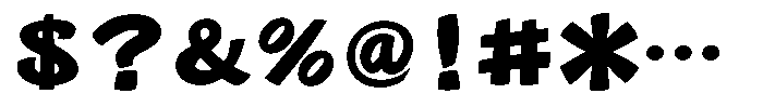 OT-NIS_NP Ultra Bold Font OTHER CHARS