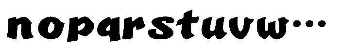 OT-NIS_NP Ultra Bold Font LOWERCASE