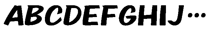 OT-NIS_POP Ultra Bold Font UPPERCASE