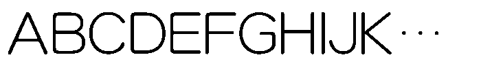 OT-NIS_R 1 Ultra Light Font UPPERCASE