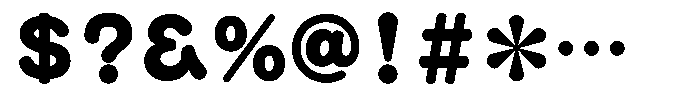OT-NIS_R 10 Heavy Font OTHER CHARS