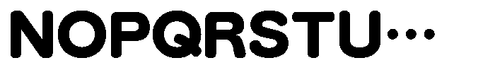 OT-NIS_R 10 Heavy Font UPPERCASE