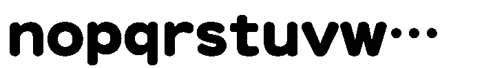 OT-NIS_R 10 Heavy Font LOWERCASE