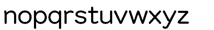 OT-NIS_R 4 Regular Font LOWERCASE