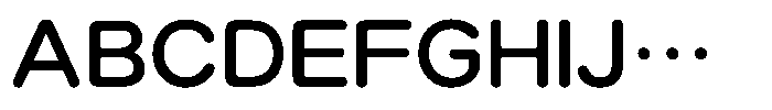 OT-NIS_R 7 Bold Font UPPERCASE