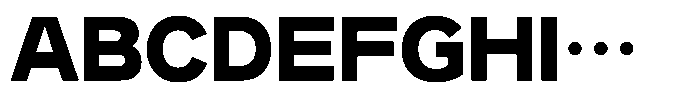 OT-NIS_S 10 Heavy Font UPPERCASE