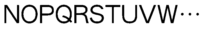 OT-NIS_S 3 Light Font UPPERCASE