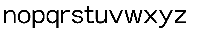 OT-NIS_S 3 Light Font LOWERCASE