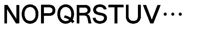 OT-NIS_S 6 Demi Bold Font UPPERCASE