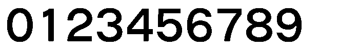 OT-NIS_S 7 Bold Font OTHER CHARS