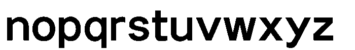 OT-NIS_S 8 Bold Font LOWERCASE