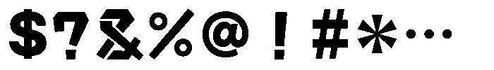 OT-NIS_SAI Bold Font OTHER CHARS