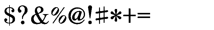 OT-NIS_SMH 7 Bold Font OTHER CHARS