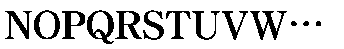 OT-NIS_SMH 7 Bold Font UPPERCASE