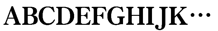 OT-NIS_SMH 8 Bold Font UPPERCASE