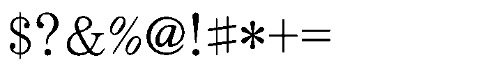 OT-NIS_SMS 3 Light Font OTHER CHARS