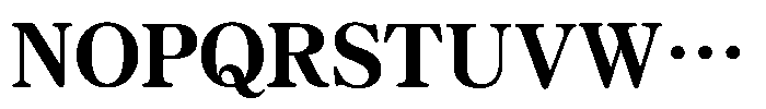 OT-NIS_SMS 9 Ultra Bold Font UPPERCASE