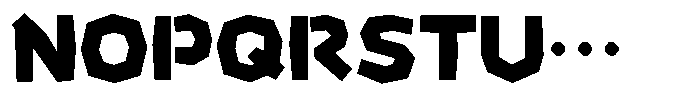 OT-NIS_TAK Heavy Font UPPERCASE