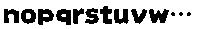 OT-NIS_TAK Heavy Font LOWERCASE