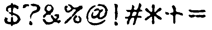 OT-NIS_UTA Bold Font OTHER CHARS