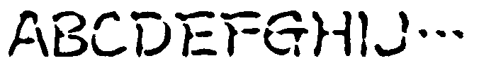 OT-NIS_UTA Bold Font UPPERCASE