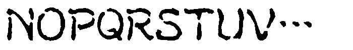OT-NIS_UTA Bold Font UPPERCASE