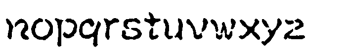 OT-NIS_UTA Bold Font LOWERCASE