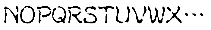 OT-NIS_UTA Regular Font UPPERCASE