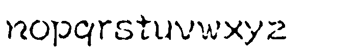 OT-NIS_UTA Regular Font LOWERCASE