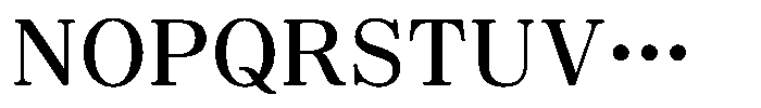 OT-NIS_VM Medium Font UPPERCASE