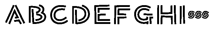 OT-NIS_WARI Heavy Font UPPERCASE