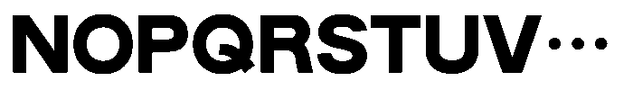 OT-NIS_WKL Heavy Font UPPERCASE
